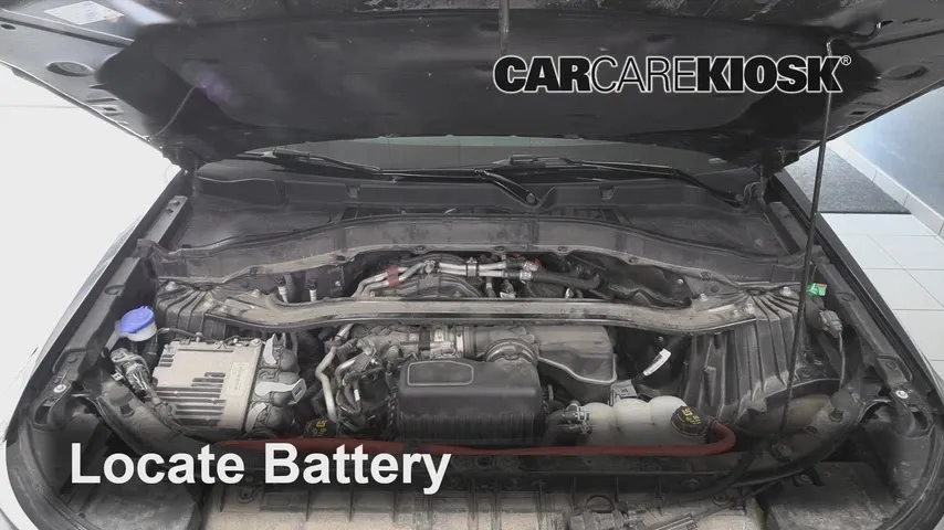 2022 Ford Explorer Limited Hybrid 3.3L V6 FHEV Battery Jumpstart